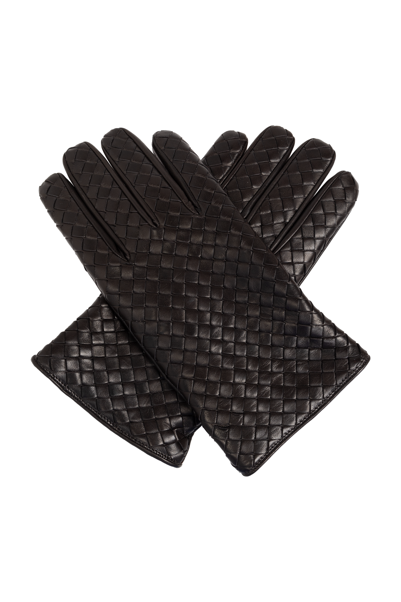 BOTTEGA BENETA glovesイントレチャートレザーグローブ ウィメンズ's ウィメンズ グローブ | Bottega Veneta® JP